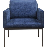 TOV Furniture Canton Velvet Chair | Navy