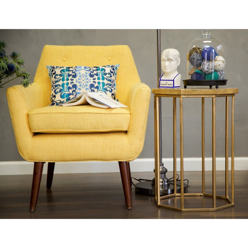 TOV Furniture Clyde Linen Chair | Mustard Yellow TOV-A38-Y