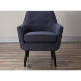 TOV Furniture Clyde Linen Chair | Navy TOV-A38-P