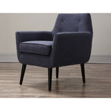 TOV Furniture Clyde Linen Chair | Navy TOV-A38-P