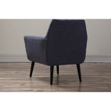 TOV Furniture Clyde Linen Chair | Navy TOV-A38-P