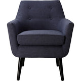 TOV Furniture Clyde Linen Chair | Navy TOV-A38-P