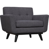 TOV Furniture James Linen Chair | Grey- TOV-A53