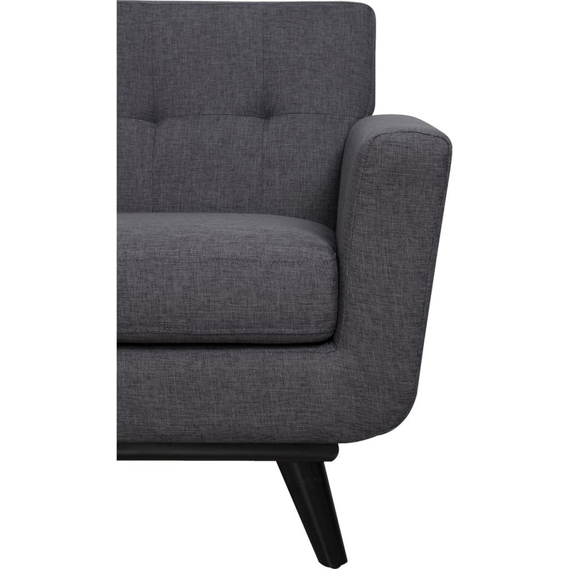 TOV Furniture James Linen Chair | Grey- TOV-A53