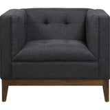 TOV Furniture Gavin Linen Chair | Grey- TOV-A57