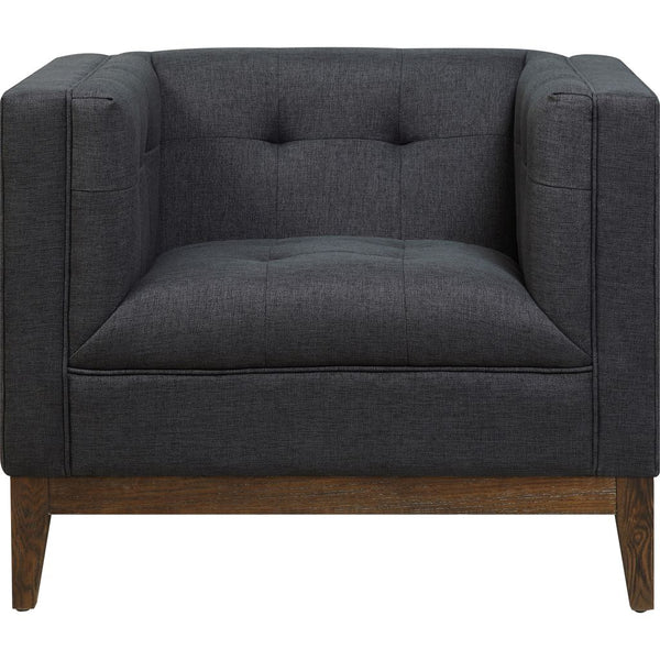 TOV Furniture Gavin Linen Chair | Grey- TOV-A57