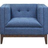 TOV Furniture Gavin Linen Chair | Blue- TOV-A58