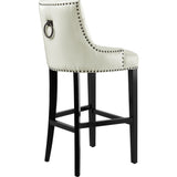 TOV Furniture Uptown Leather Barstool | Cream- TOV-BS18