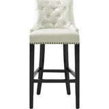 TOV Furniture Uptown Leather Barstool | Cream- TOV-BS18