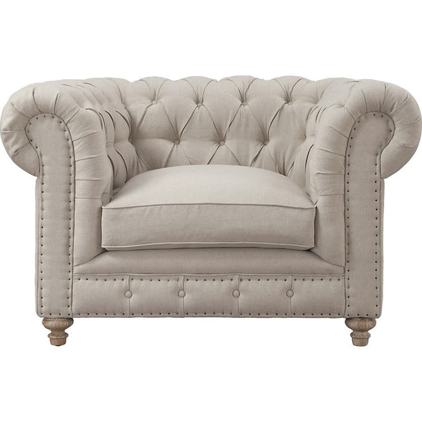 TOV Furniture Oxford Linen Chair | Beige TOV-C38