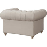 TOV Furniture Oxford Linen Chair | Beige TOV-C38