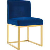 TOV Furniture Haute Velvet Chair | Navy- TOV-D44