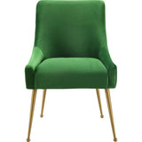 TOV Furniture Beatrix Velvet Side Chair | Green TOV-D46