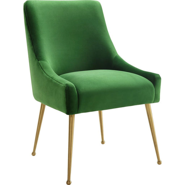 TOV Furniture Beatrix Velvet Side Chair | Green TOV-D46