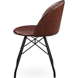 TOV Furniture Branson Swivel Chair | Dark Brown, Black- TOV-G5459