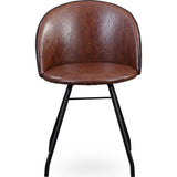 TOV Furniture Branson Swivel Chair | Dark Brown, Black- TOV-G5459