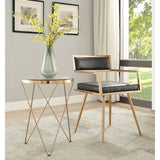 TOV Furniture Marquee Table | Rose Gold- TOV-G5462