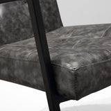 TOV Furniture Stanley Arm Chair | Grey, Black- TOV-G5468