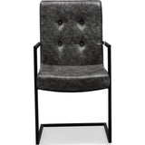 TOV Furniture Stanley Arm Chair | Grey, Black- TOV-G5468