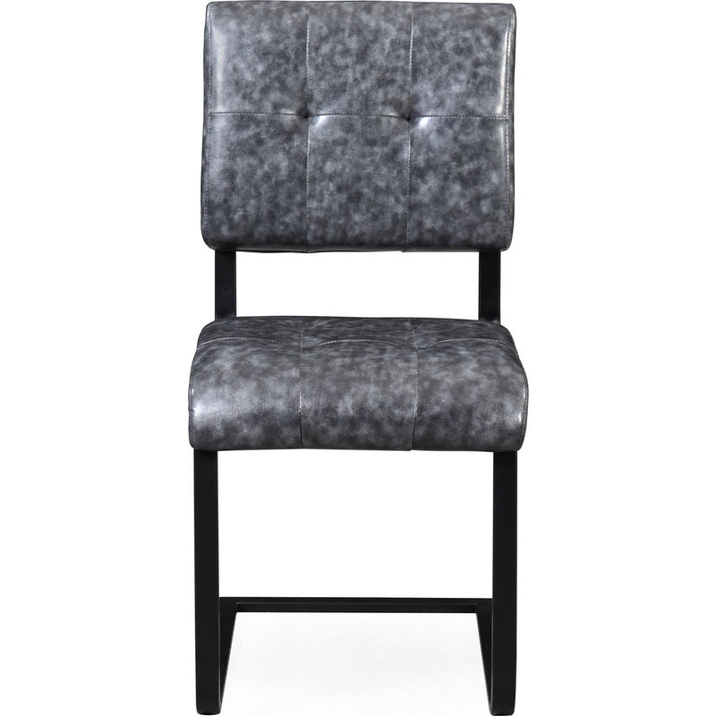 TOV Furniture Cora Chair Set of 2 | Grey, Black- TOV-G5474