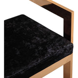 TOV Furniture Marquee Bar Stool | Black, Rose Gold- TOV-G5475
