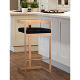 TOV Furniture Marquee Bar Stool | Black, Rose Gold- TOV-G5475