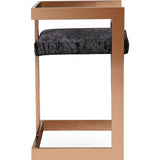 TOV Furniture Marquee Counter Stool | Black, Rose Gold- TOV-G5476