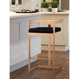 TOV Furniture Marquee Counter Stool | Black, Rose Gold- TOV-G5476