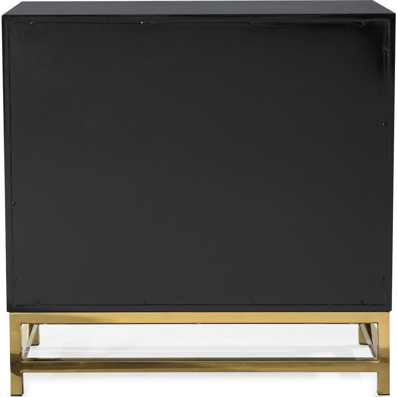 TOV Furniture Majesty Chest | Black, Gold- TOV-G5479