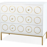 TOV Furniture Ella Chest | White, Gold- TOV-G5494