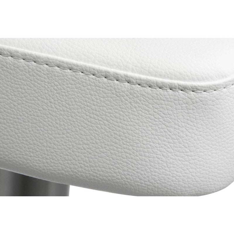 TOV Furniture Cosmo Stainless Steel Barstool | White- TOV-K3628
