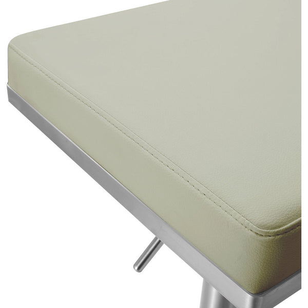 TOV Furniture Bari Steel Adjustable Barstool | Light Grey- TOV-K3656