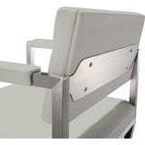 TOV Furniture Director Steel Barstool | Light Grey- TOV-K3658