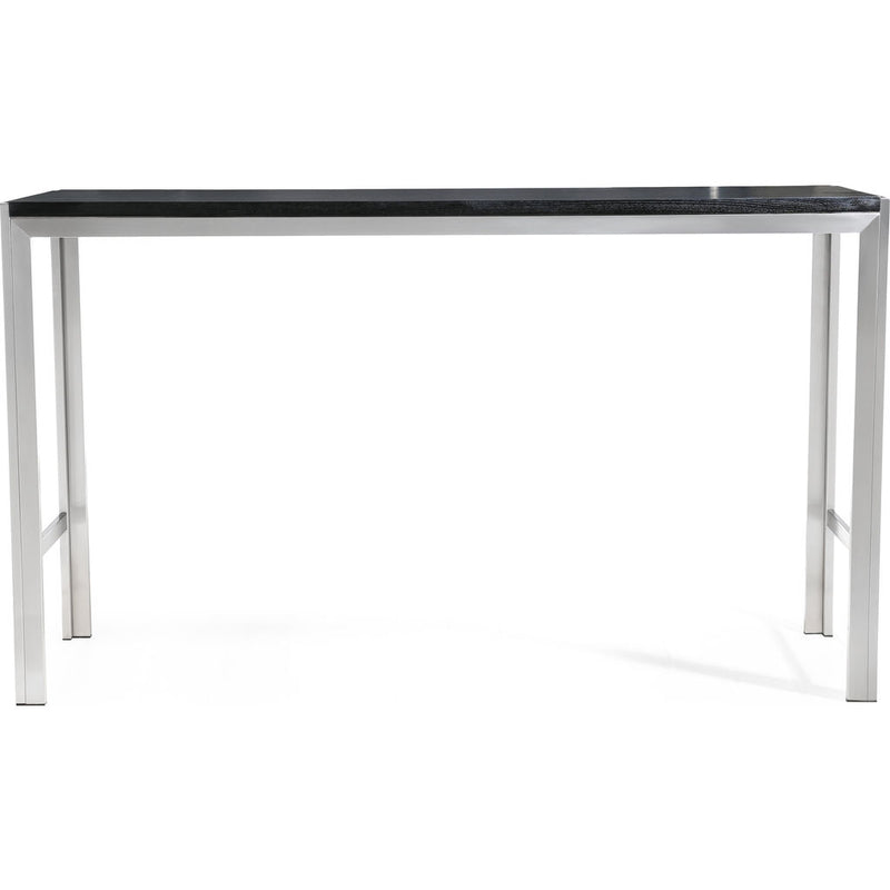 TOV Furniture Ludlow Bar Table | Silver, Black- TOV-K3680