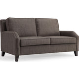 TOV Furniture Hartford Linen Loveseat | Grey- TOV-L6117