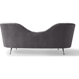 TOV Furniture Eva Velvet Sofa | Grey- TOV-L6130