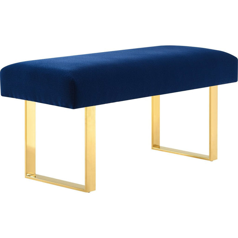 TOV Furniture Alexis Velvet Bench | Blue TOV-O69