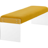 TOV Furniture Pebbled Velvet Bench | Sunshine TOV-O70