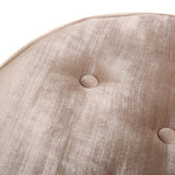 TOV Furniture Layla Velvet Ottoman | Grey TOV-OC3717