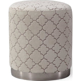 TOV Furniture Opal Moroccan Ottoman | Cream TOV-OC6110