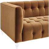 TOV Furniture Bea Velvet Sofa | Cognac TOV-S109