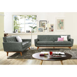 TOV Furniture Lyon Leather Sofa | Smoke Grey- TOV-S31