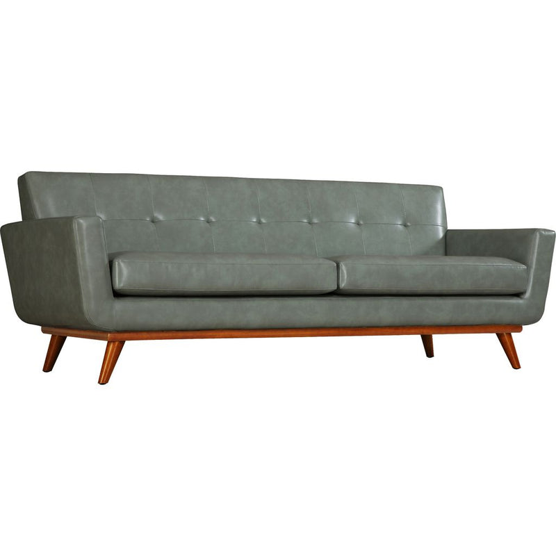 TOV Furniture Lyon Leather Sofa | Smoke Grey- TOV-S31