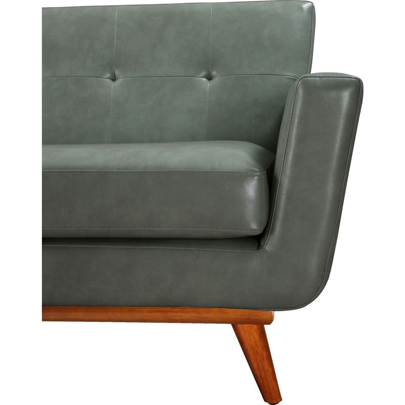 TOV Furniture Lyon Leather Sofa | Smoke Grey- TOV-S31