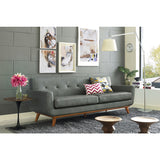 TOV Furniture Lyon Leather Sofa | Smoke Grey- TOV-S31