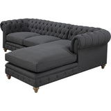 TOV Furniture Oxford Linen RAF Sectional | Grey TOV-S34-Sec-R