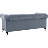 TOV Furniture Hanny Velvet Sofa | Grey- TOV-S48