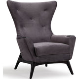 TOV Furniture Charlie Velvet Chair | Grey- TOV-S6104