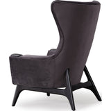 TOV Furniture Charlie Velvet Chair | Grey- TOV-S6104