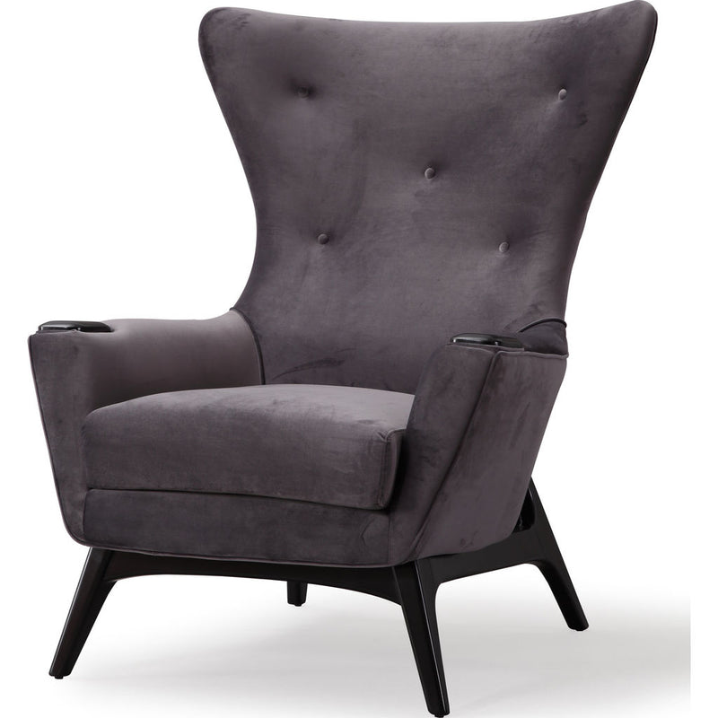TOV Furniture Charlie Velvet Chair | Grey- TOV-S6104